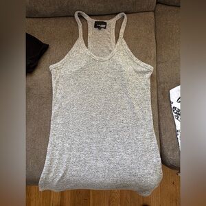 Gray Racerback Tank Top - Wilfred Free